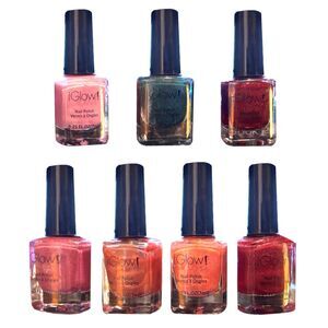 Y2K iGlow Pearlescent Nail Colors - 7pc Bundle